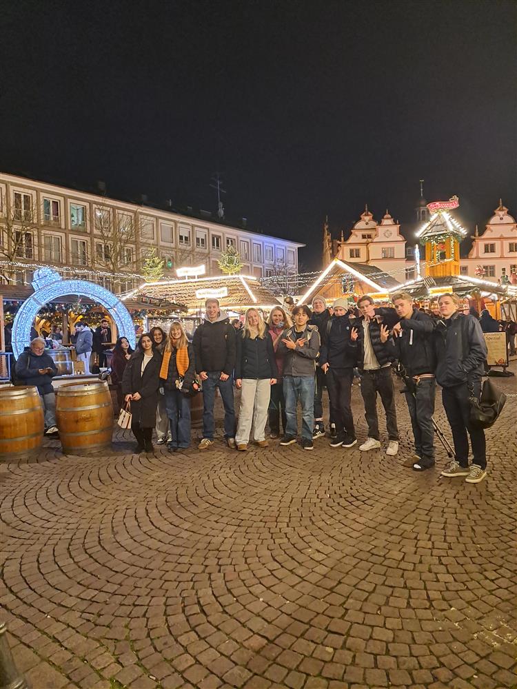 Bilde av idrettsfag elever på utveksling i Tyskland - Klikk for stort bilde