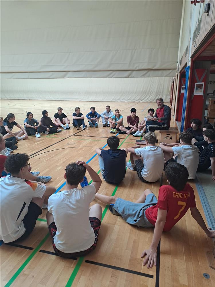 Bilde av idrettsfag elever på utveksling i Tyskland - Klikk for stort bilde